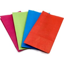 15X29 Karışık Renkli Hediyelik Kese Kağıdı (12'li Set)