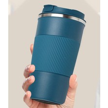 Coverzone Profesyonel 304 Paslanmaz Çelik Sıcak ve Soğuk Çay Kahve Termosu Paslanmaz Çelik 350ML Kap