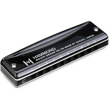 Suzuki Diatonic Harmonica Hammond Ha-20 C, Siyah, Ha-20-C