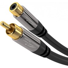 Kabeldirekt – Cinch Uzatma Kablosu – 7,5m – Mükemmel Ses Kalitesi Için Özellikle Kırılmaz Hibrit Kab