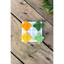 Rufus Concept Kar Tanesi Çiçeği Dörtlü Mum Kalıbı (Silikon)