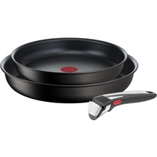 Tefal Titanyum 6x Ingenio Unlimitedone Indüksiyon Tabanlı 3 Parça Tava Seti - 2100134265