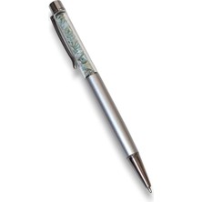 Pozitif Doğal Taş Larimar Taşlı Tükenmez Kalem 113LK