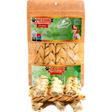 Vento Store Petimix Örgü Çiğneme Kemikleri Dana Derisi Köpek Ödül Maması