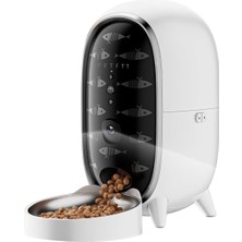 Vento Store Petfıt Meow Pure Akıllı Otomatik Kedi Mama Kabı, 3l Kapasiteli, Wifi Kameralı, Mobil Uygulama Kontro