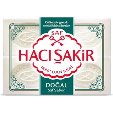 Hacı Şakir Doğal Geleneksel Beyaz Sabun (4 x 200 G)