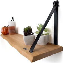 Vento Store Pratikoutdoor Duvar Rafı, Dekoratif Duvar Rafı, Masif Kayın Modern Duvar Rafı - 69 cm