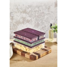 Vento Store Selka Home Nora 4'lü 4 Lt.+ 2,5 Lt.+ 1,2 Lt+1,2 Lt Saklama Kabı Ekru