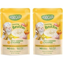 Moochie Çorba Kedi Ödülü Tavuk-Balkabağı, 40 Gr, 1 Adet 2li Paket