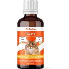 Biofeline Kediler Için Plus B Damla 50ML ve Tüy Dökülmesini Engelleyici Biotinli Tüy Sağlığı Damlası