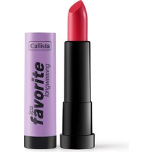Callista Lips Favorite Longwearing Lipstick Kalıcı Ruj 305 Happy Mantra, Pembe