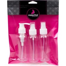 3'lü Büyük Beyaz Şişe Set