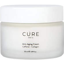 Cúre De La - Anti-Aging Yüz Kremi - Kolajen & Kafein & Peptit Kompleks & Aloe Vera