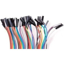 40 Pin Ayrılabilen Dişi-Erkek F-M Jumper Kablo - 100MM