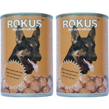 Vento Store Rokus Ciğerli 410 G Köpek Konserve Maması 2li Paket