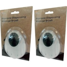 401009 Şampuan Hazneli Evcil Hayvan Yıkama Fırçası, 12X8.5CM 2li Paket