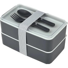 Vento Store 4 Bölmeli Çatal Kaşıklı Plastik Beslenme Saklama MIT1095