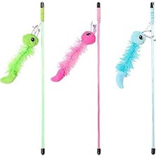 Vento Store Kedi Oltası Yeşil Tırtıl 48 Adet Kutulu