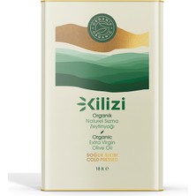 Kilizi Yeni Hasat Soğuk Sıkım Organik Sızma Zeytinyağı 18 L | Ecocert, TR, AB, USDA & JAS Sertifikalı - Katkısız - Yüksek Aromalı