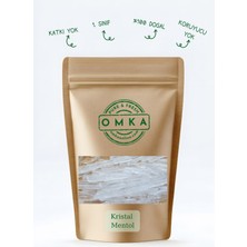 Omka Kristal Mentol Saf – 20 gr | Yoğun Ferahlatıcı, Katkısız ve Doğal