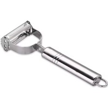 Pratik Paslanmaz Çelik Çift Jülyen Patates Meyve ve Sebze Soyucu Soyacak