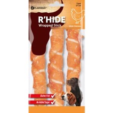 Vento Store Flamingo R'hide Tavuklu Glutensiz Burgu Köpek Ödül Maması 17CM 3'lü 155G