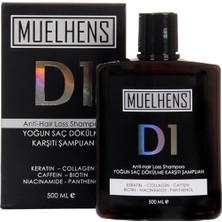 Muelhens D1 Yoğun Saç Dökülme Karşıtı Şampuan, Keratin, Kollajen, Kafein, Biotin, Niasinamid, Panthe