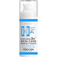 Vento Store Procsın Yoğun Nemlendirici Hyaluronic Krem, Derinlemesine Nemlendirme & Cilt Bariyeri Güçlendirme, C