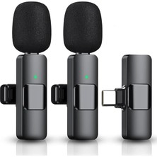 Vento Store Daytona K9T2 Type-C Bağlantılı, 360° Ses Yakalama, Gürültü Azaltma Özellikli; Android, iPad ve Iphon