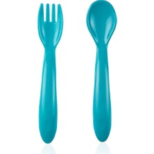 Mama Kaşık Çatal Takımı Turkuaz