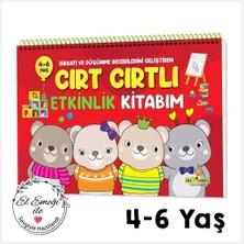 4-6 Yaş Dikkati ve Düşünme Becerilerini Geliştiren Cırt Cırtlı Etkinlik Kitabım