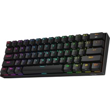 Redragon K530 Pro Draconic%60 Bt Türkçe Q Klavye/kablolu / 2,4 Ghz Kablosuz Mekanik, 61 Tuş, Hot-Swa