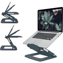 Leitz Ergo Ayarlanabilir Çok Açılı Laptop Standı, Koyu Gri