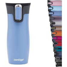 Westloop Autoseal Termos Bardak 470 ml Açık Mavi