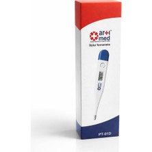Armed Ar+Med PT-01D Dijital Termometre | Hızlı ve Hassas Ateş Ölçer | LCD Ekran | Ateş Alarmı