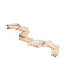 Tavşan Gine Domuzu Fare Hamster Ginepig Kuş Tüneği Merdiveni Tünek Oyun Parkuru Boy 53 cm