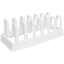 Lirazon Tava, Tencere Kapağı Organizer, 6 Bölmeli Düzenleyici, Yer Kazandıran Kapak Standı