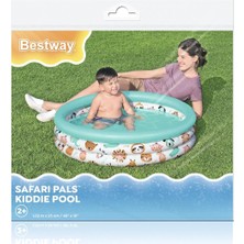 Safari Pals Çocuk Havuzu, Φ40 x A10 Inç Veya Φ1.02 M x A 25 cm