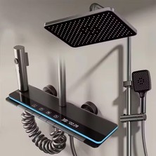 Rena Design Antresit Dıjıtal Ekran  Piyano Fonksiyone Akıllı Duş Sistem Banyo Batarya Robot Ambiyans Büyük Gövde