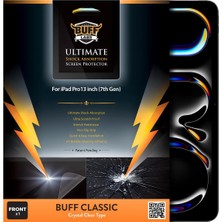 Vento Store Buff iPad Air/pro Uyumlu 2024 Ekran Koruyucu, Şeffaf Hd Nano Jelatin Film (Ipad Pro 13 Inch Uyumlu 7