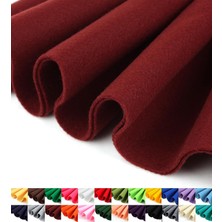Salteks El Işi Hediyelik Keçe (1 Metre) 1mm Kalınlığında 100X100 Bordo A Kalite Keçe