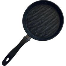 Mini Granit Sos Tavası, Uzak Doğu Omlet ve Sos Hazırlama Tavası, Yapışmaz ve Dayanıklı Yüzeyli Şık P