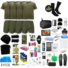 Askerimalzeme.com 4'lü Kışlık Her Şey Dahil Jandarma Bedelli Asker Seti