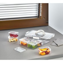 Vento Store 8'li Saklama Kabı Seti, Kahvaltılık Taşıma Kutulu ve Düzenleyici, Buzdolabı Organizeri ve Piknik Içi