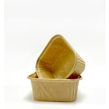 Muffin Kek Kapsülü Kare Kraft 50LI