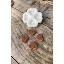 Vento Store Kalp Bisküvi Mum Kalıbı (Silikon)