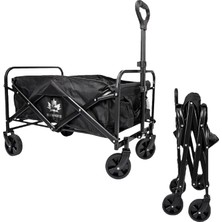 Rebuwo Sevenmoose Katlanır Taşıma Arabası Tekerlekli Taşınabilir Kamp Arabası