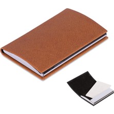 Boldy Metal Iç Kaplamalı Kartlık - Manyetik Slim Metal Kartlık - Çelik Kaplama Para Cüzdanı - Kartvizitlik - Lux Kaplama Kartlık