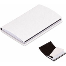 Boldy Metal Iç Kaplamalı Kartlık - Manyetik Slim Metal Kartlık - Çelik Kaplama Para Cüzdanı - Kartvizitlik - Lux Kaplama Kartlık