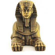 Antik Mısır Sfenk Mumluk - T-Light Mum Dahil Dekor Dekorasyon